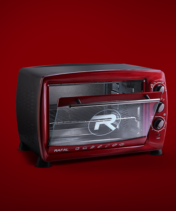 فرن 45 لتر وصواني جرانيت هديه